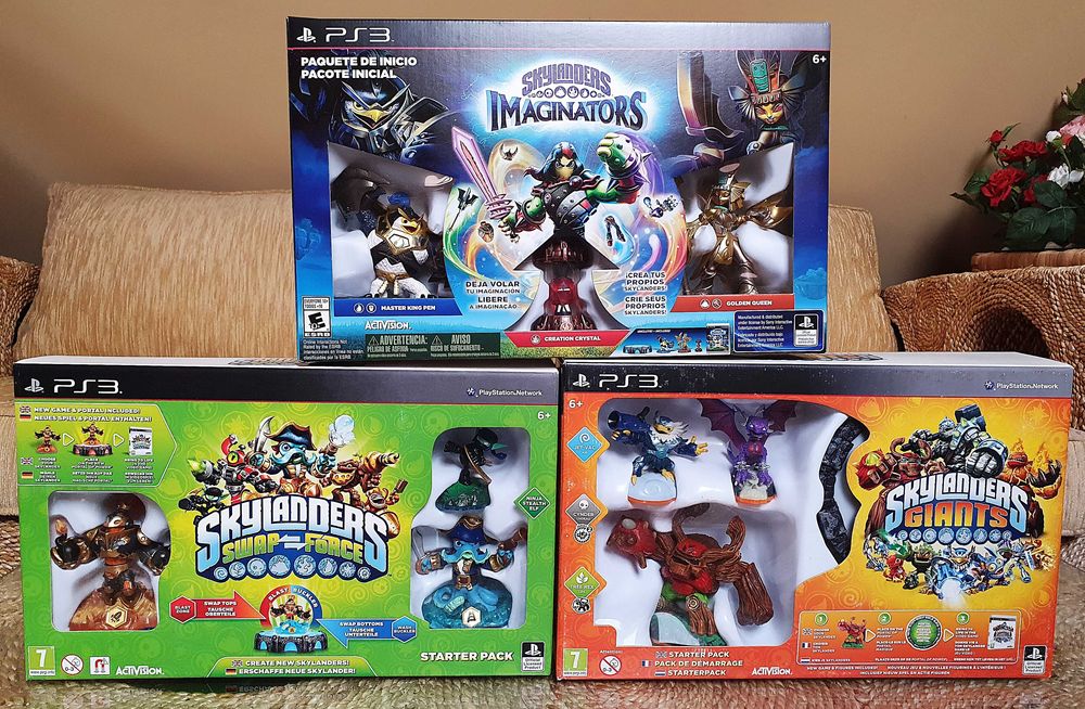 ps3 Skylanders Giants Spyro Trap Swap Imaginators Superchargers pack