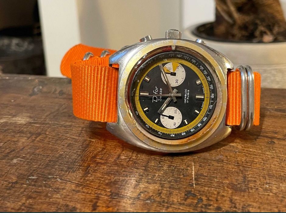 Ceas Difor chronograph eta 7734 profundimetru 42mm