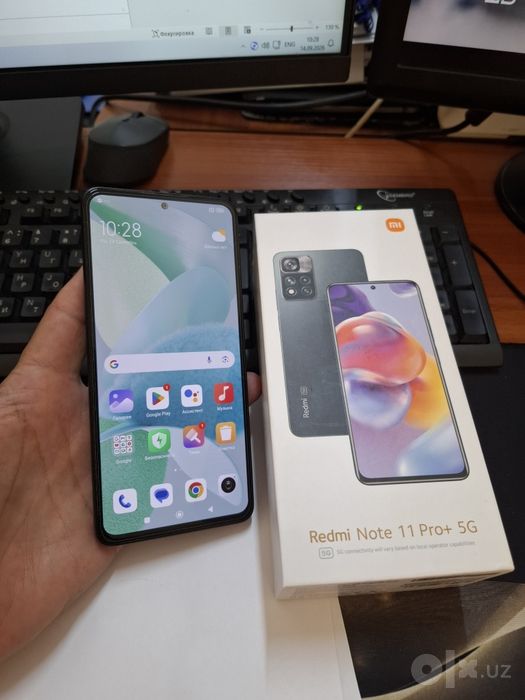 Redmi note 11pro+5G 12/256gb ideal ochilmagan usta kurmagan aybi yuq