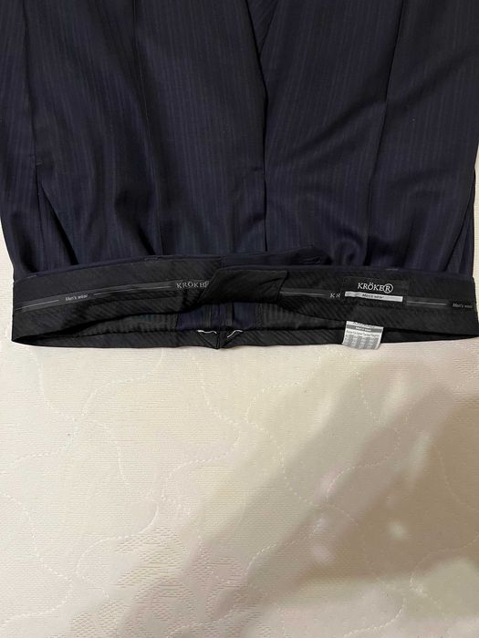 Брюки классические синие , 50 размер.