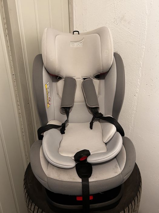 Scaun auto copii uGrow 0–12 ani, rotație 360°, ISOFIX – ECE R44/04