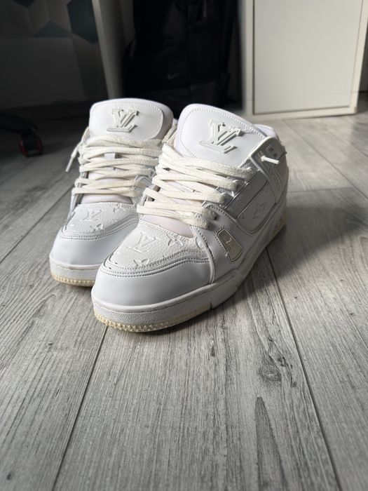 louis vuitton trainer white