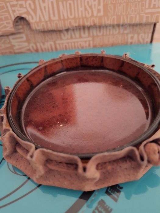 Комплект от естествена кожа,като нов