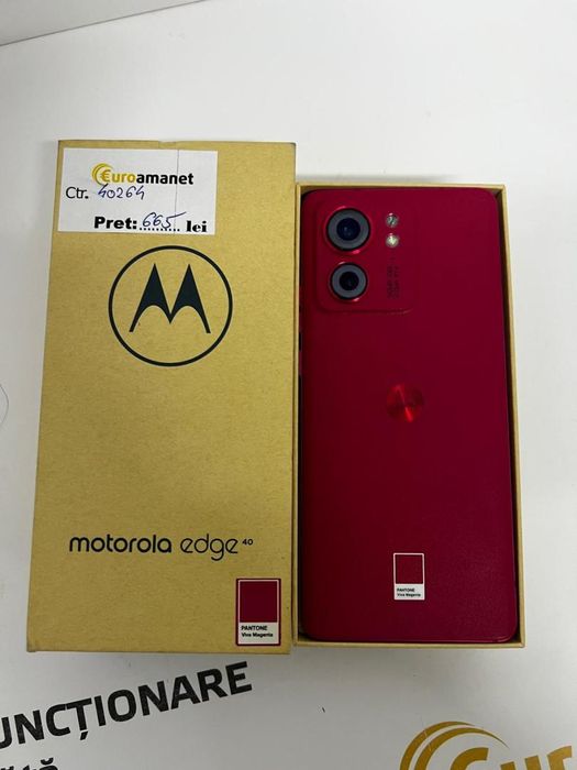 Telefon mobil Motorola Edge 40, Dual SIM, 8GB RAM, 256GB -I-