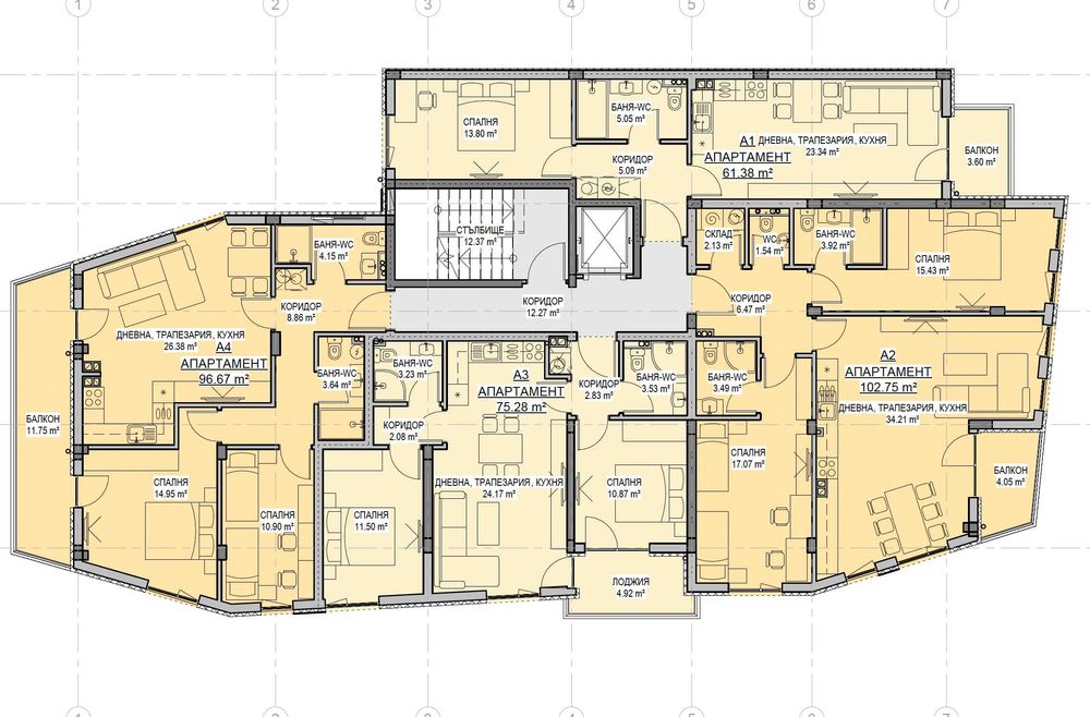 Нов тристаен апартамент в кв. Левски В – пред Акт 14