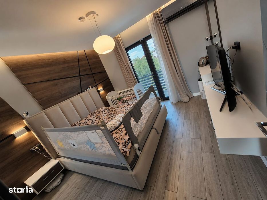 Vilă de lux cu piscină,teren 400 mp, Chiajna,Rosu
