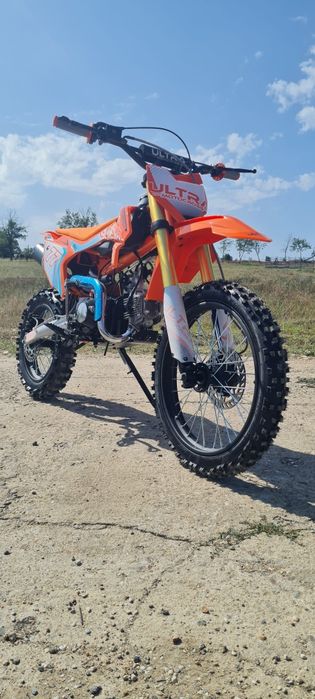 Cross Ultra 125cc 4 Timpi Kickstart 17/14 Nou pentru copii si adulti