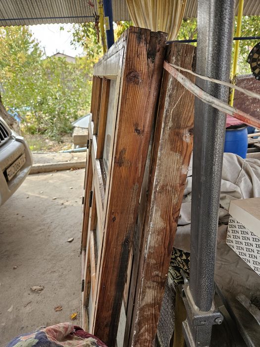 Деревянные рамы 2шт:140х220см