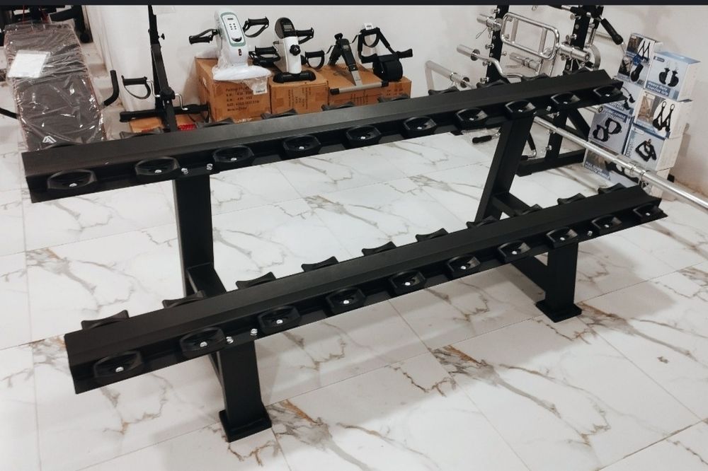 Стойка подставка для гантели для 10 пар профессиональный