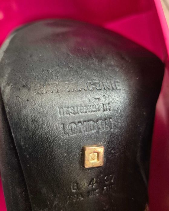 Велурени боти Kat Maconie с нестандартен висок ток, модел Toni, 37