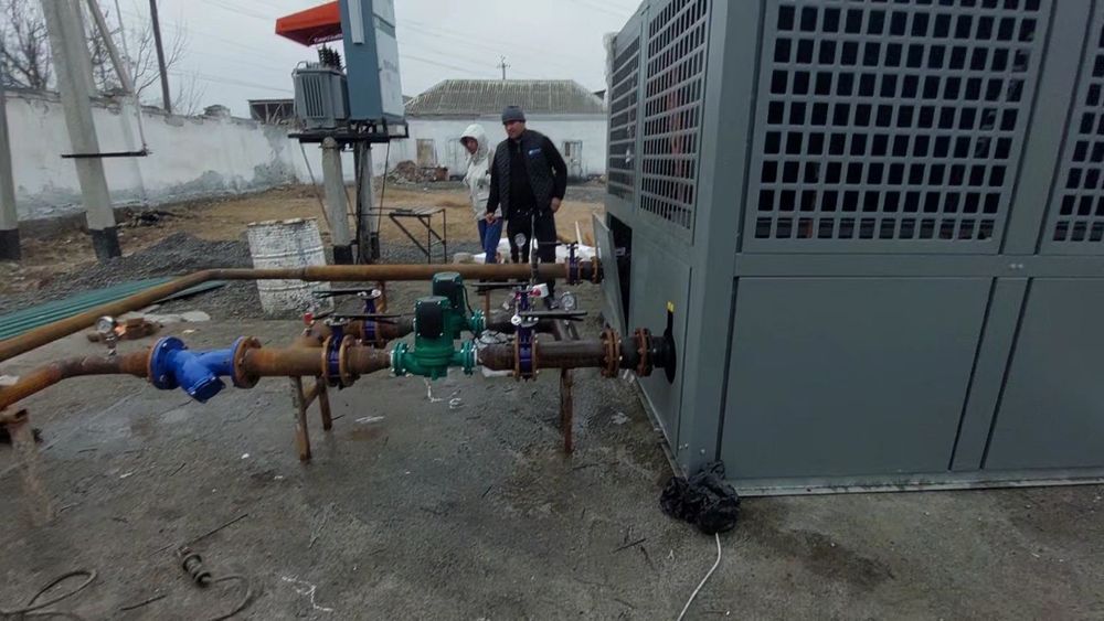 Чиллер котёл  фанкойл монтаж киламиз