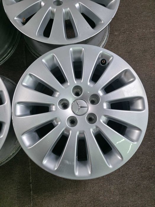 4 Jante Aliaj 5x108 16'' OEM Mercedes Citan W415 / Renault Kangoo 6.5J ET 44 + Senzori Presiune OEM !