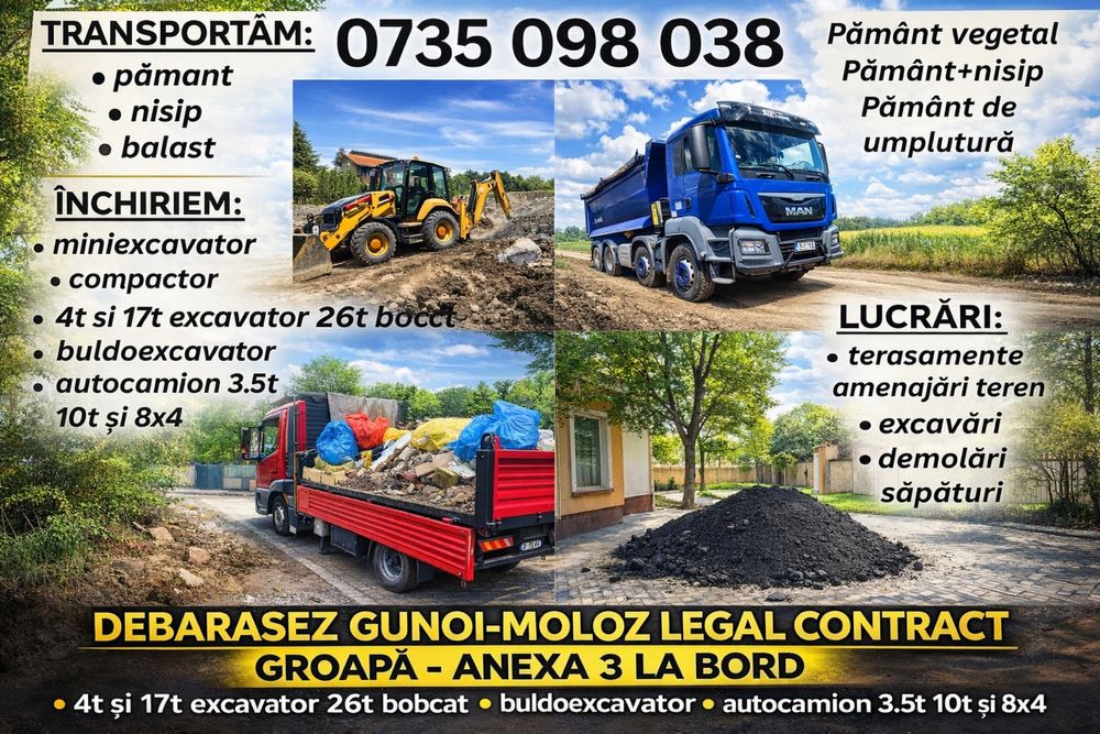 Nisip/ Amestec beton/ piatra  Bucuresti si ilfov