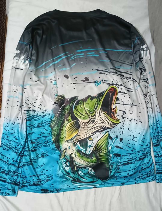 Tricou pescuit mânecă lungă
