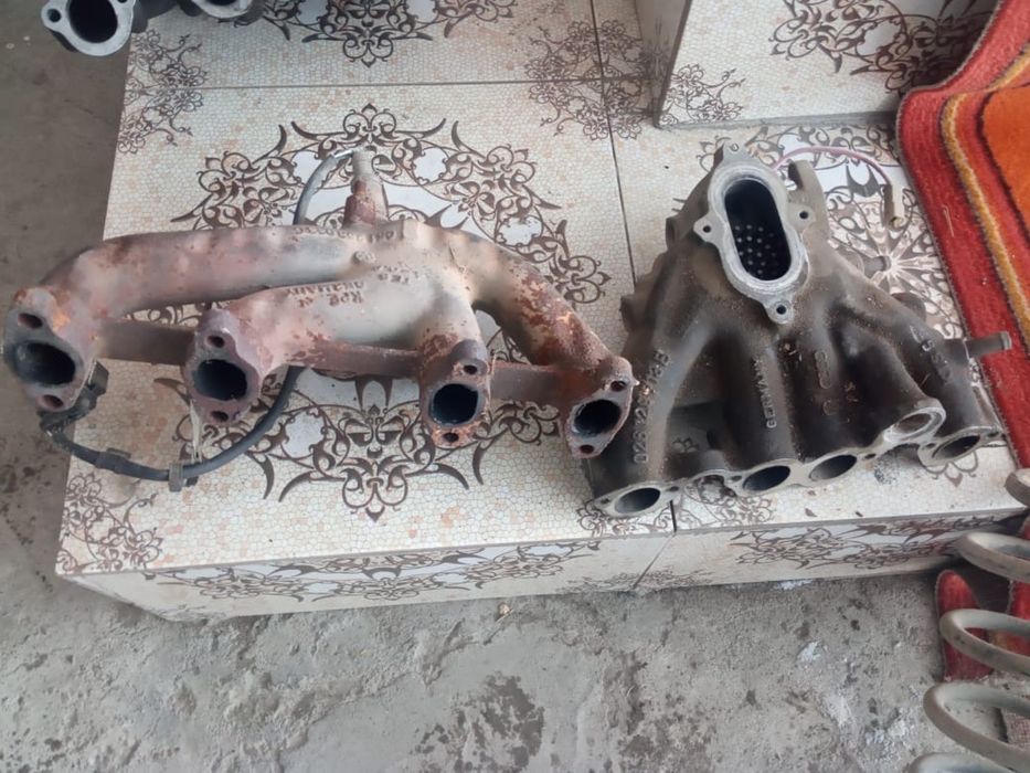 стартер, дросель, холодный датчик пассат б3, коллектор