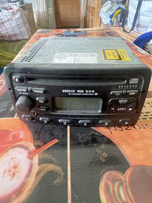 CD player auto original Ford 6000CD RDS EON