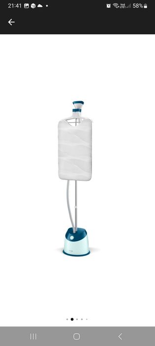 Vand aparat de calcat vertical cu aburi Philips