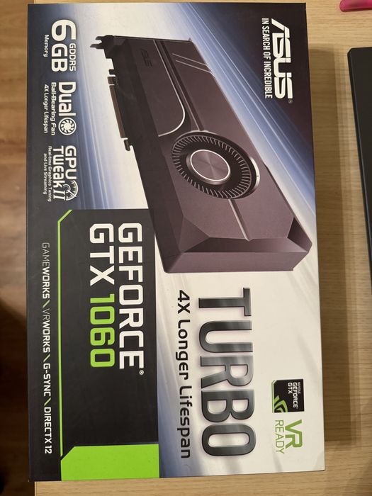 Placa video ASUS GEFORCE GTX1060 Turbo 6GB