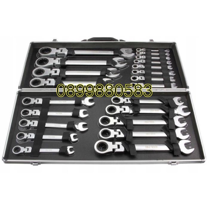 Звездогаечни тресчотни чупещи ключове от 6мм до 32мм Kraft