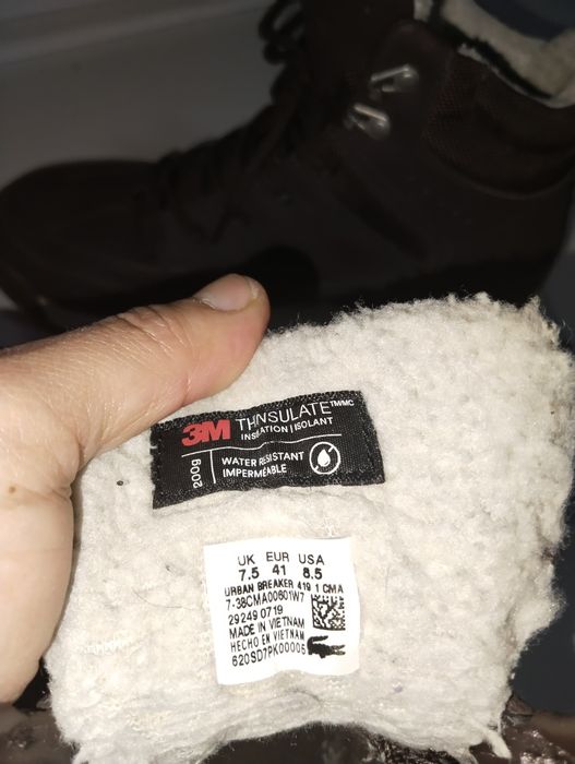 Продам ботинки Lacoste