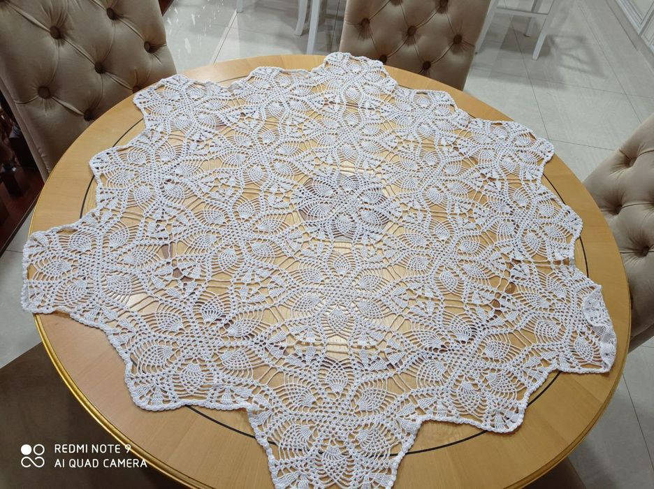 Скатерть вязанная
