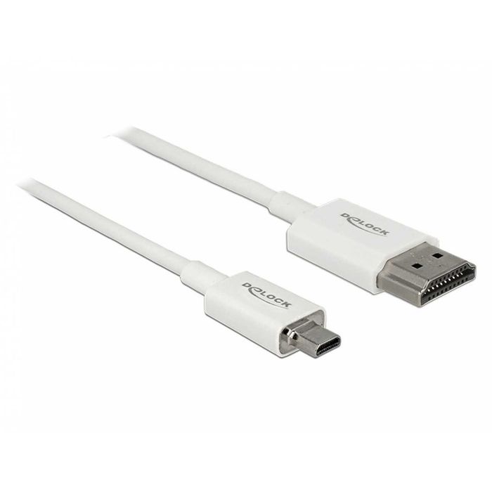 Cablu micro-HDMI (HDMI-D) tata la HDMI tata slim 4K premium