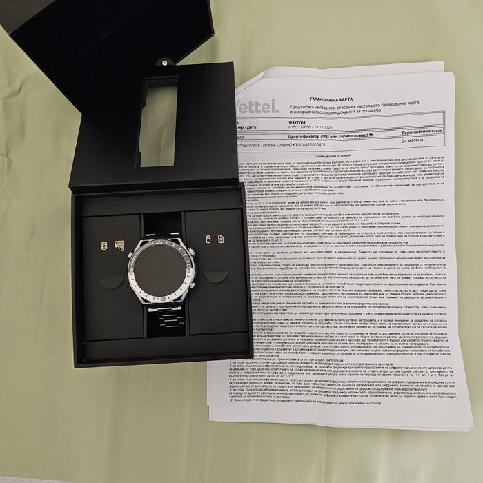 Смарт часовник, Нuawei watch Ultimate Green.