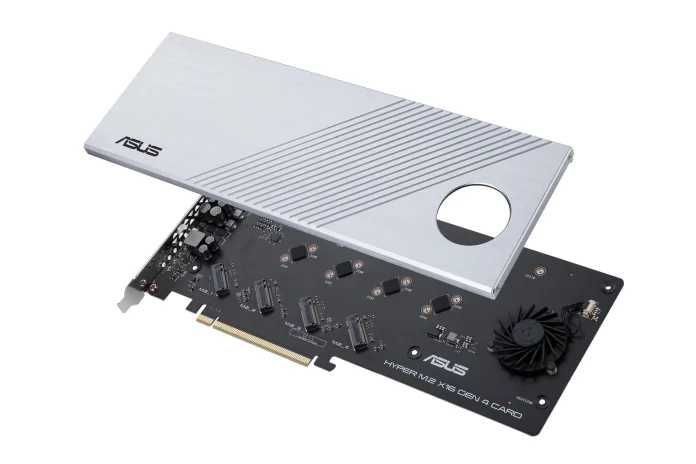 2 броя нови ASUS Hyper M.2 x16 (PCIe 4.0/3.0)