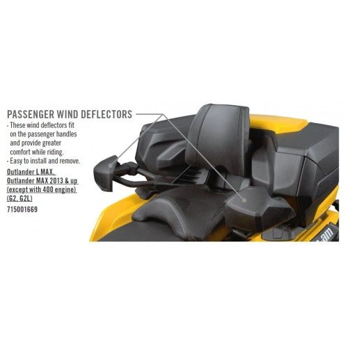 Promotie aparatori vant maini pasager atv Can-Am Outlander MAX