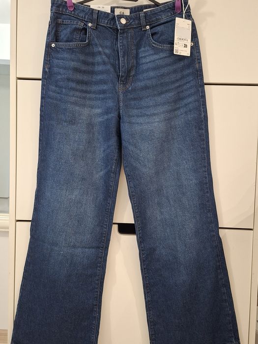 Blugi wide leg, noi C&A, marima 44