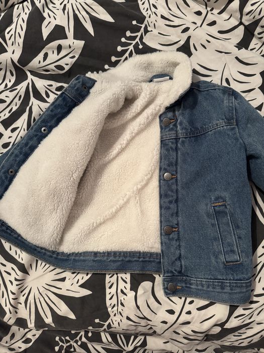 Детско дънково яке с подплата 98 р-р