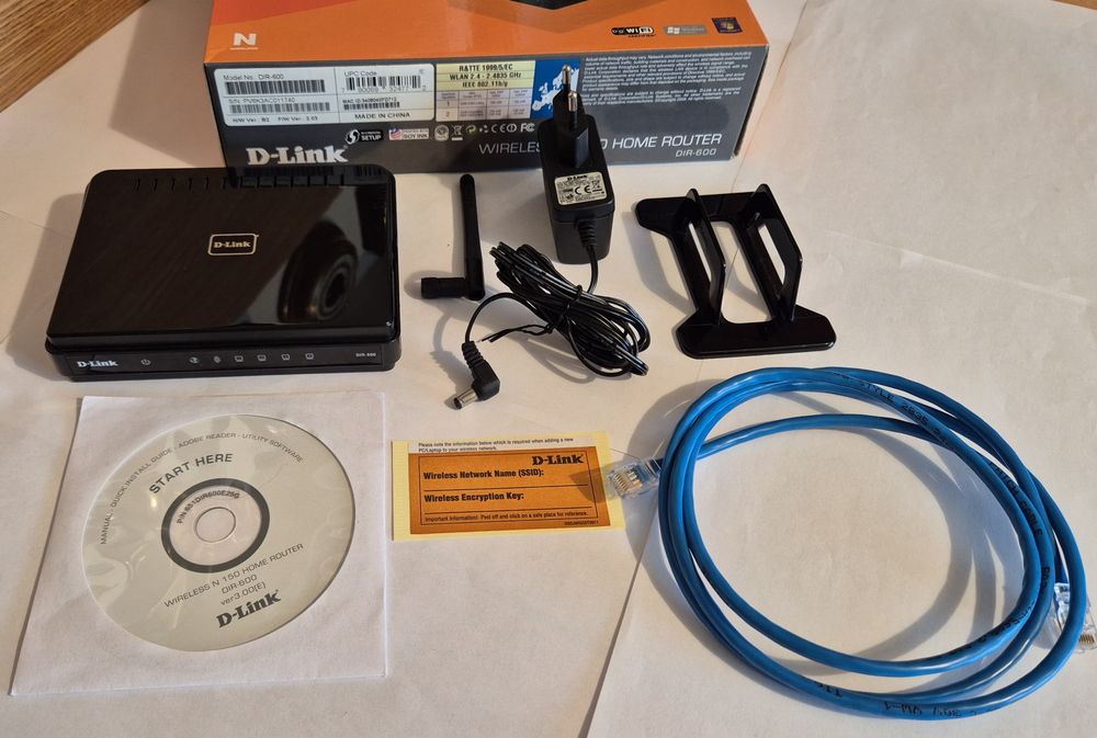 Router D-Link Wireless N150 Home DIR-600 absolut nou nefolosit