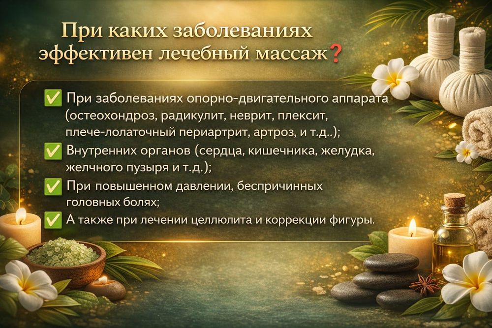 Лечебный массаж+банки