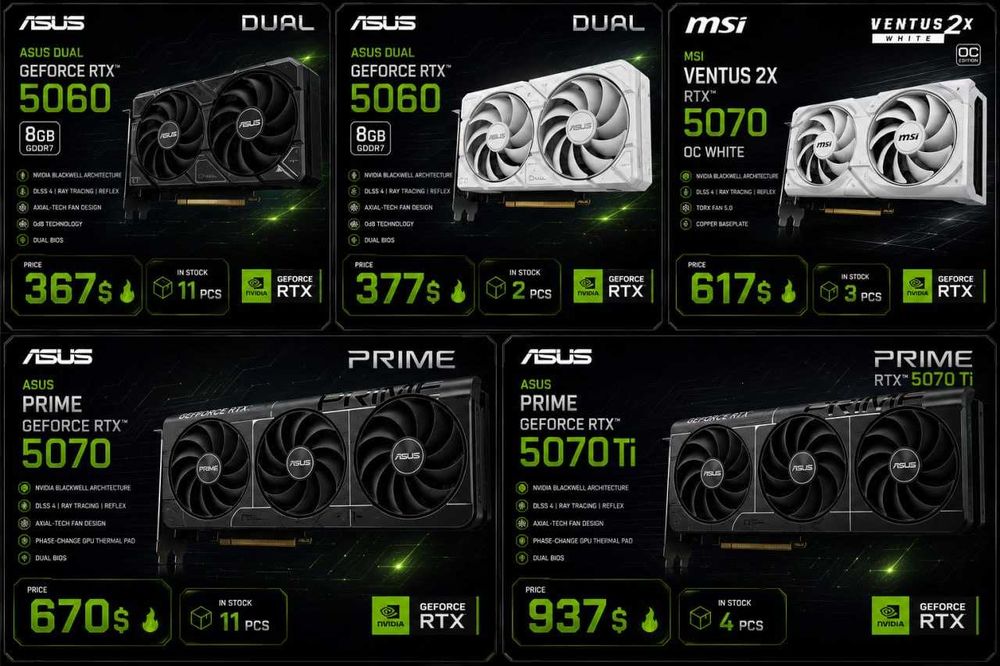 ASUS Dual GeForce RTX 5060 8GB