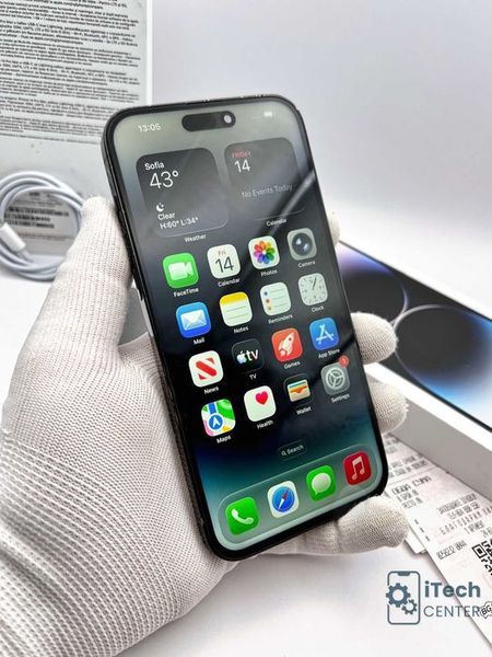 iPhone 14 Pro MAX, 256GB, Black, 100% батерия, ОТЛИЧЕН, ГАРАНЦИЯ!