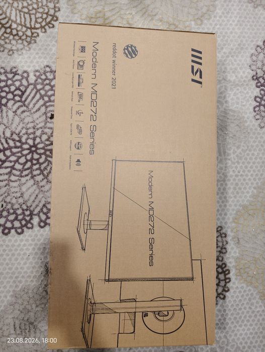 Монитор с КВМ type-c MSI MD272, 27", IPS 450кд яркость