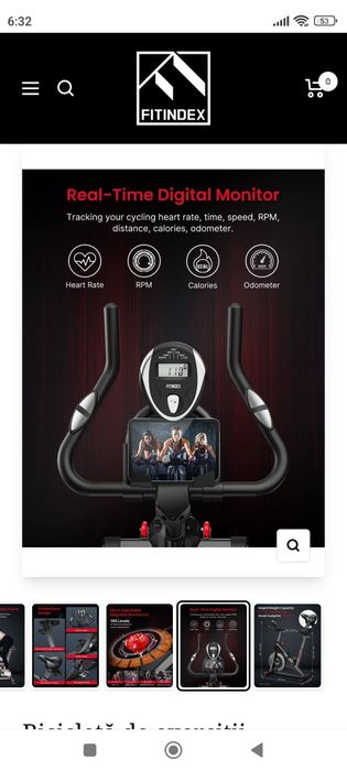 Bicicletă exercitii-fitness