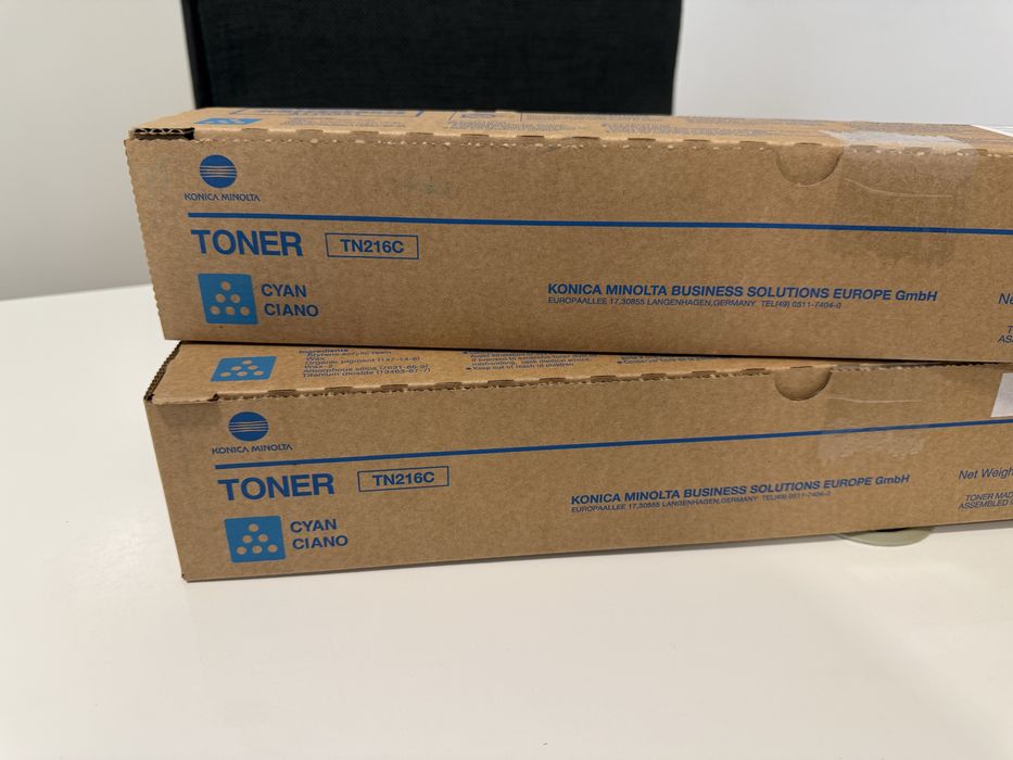 Toner Original Yellow, Cyan si Black Konica Minolta