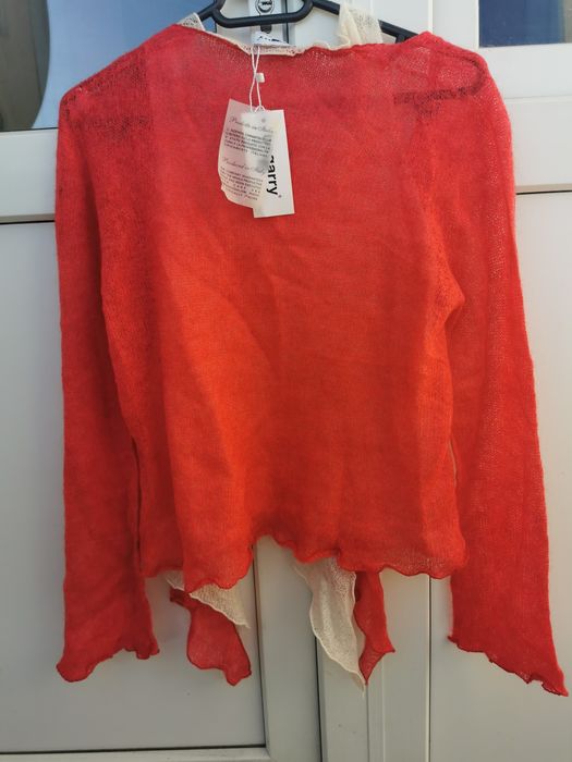 Cardigan Bagarry M-L kid mohair lână