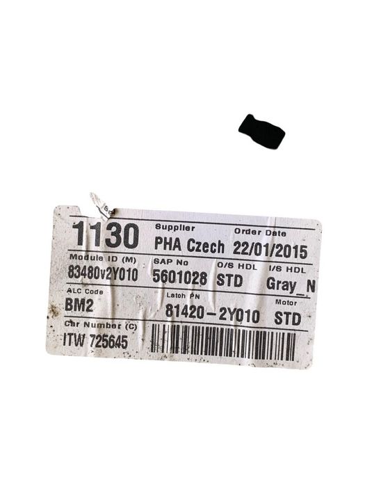 Macara Geam Dreapta Spate Hyundai Ix35 Lm, El, Elh 2009 -> 81420-2Y010