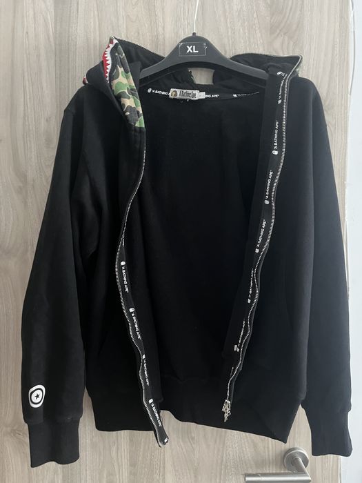 Zipper Bape Double Hooded