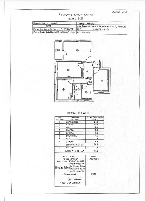 Apartament 4 camere, Ostroveni-Hermes