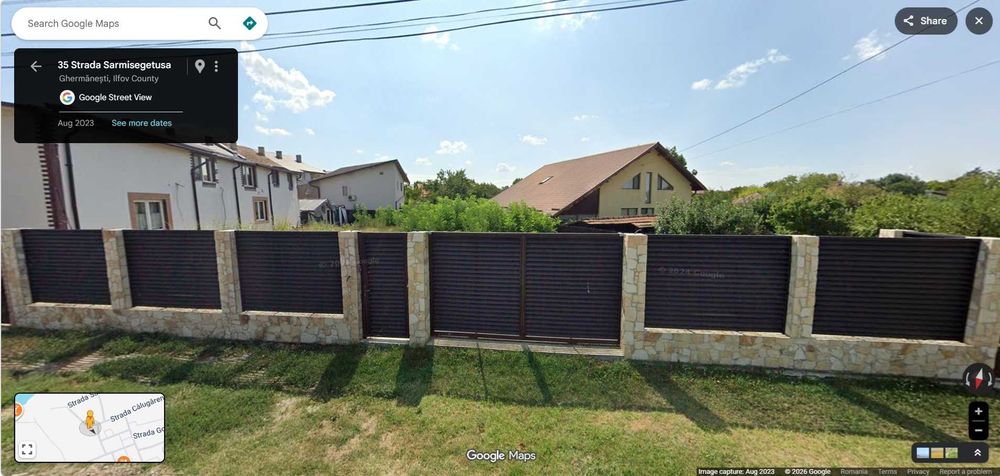 Teren Ghermănești (com. Snagov), 500mp, deschidere stradă 19m, toate utilitățile - Vedere 5