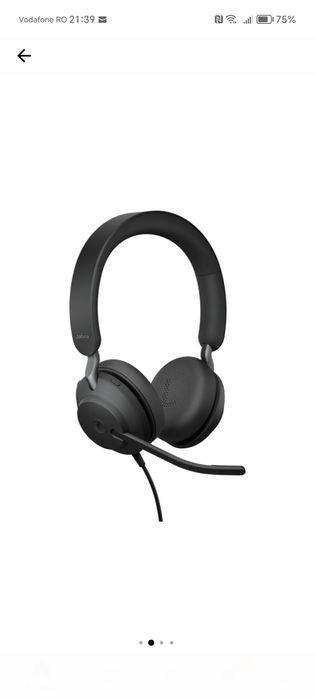 Casti model Evolve2 40, Jabra, USB-A, certificare ms, stereo, negre