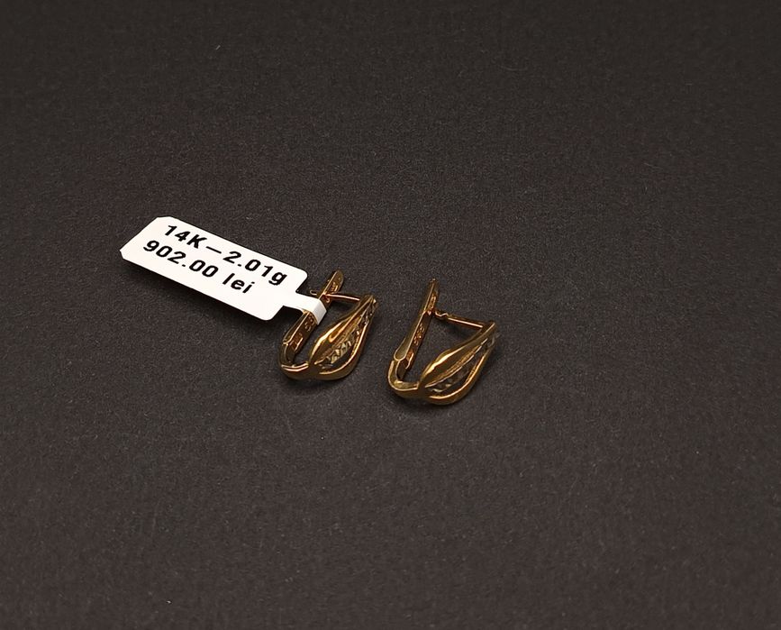 Cercei Aur 14 K.   2,01gr
