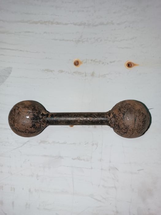 Гантеля. спортивный инвентарь.