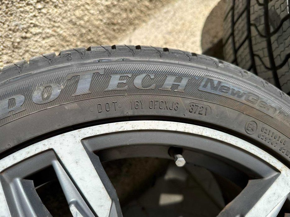 Джанти за БМВ 5 със гумите