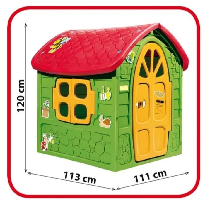 Căsuță ideal loc de joacā pentru copii.