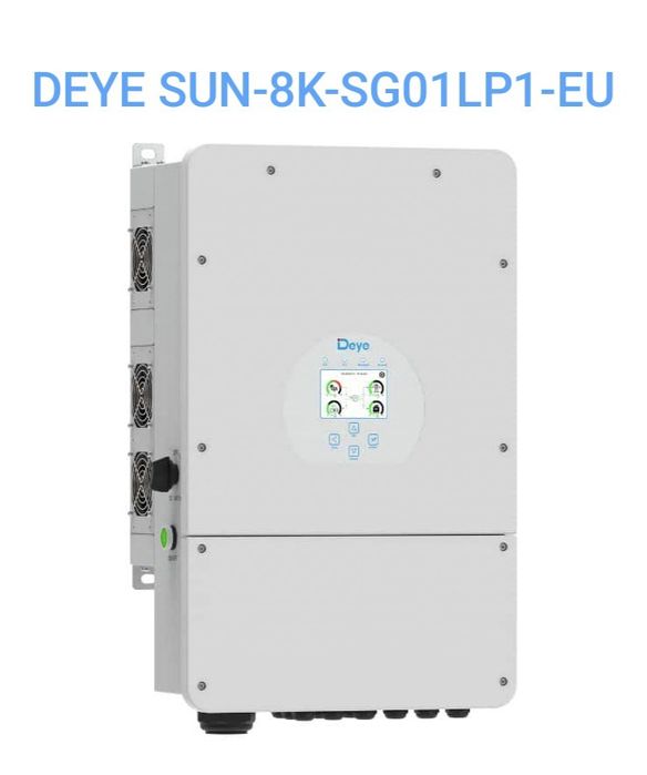 Однофазный Гибридный солнечный инвертор DEYE SUN-8K-SG01LP1-EU