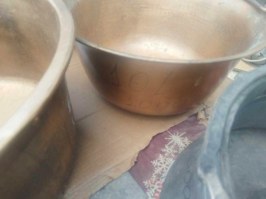 Oaka căldare de cupru ceaun mâncare carne tocana